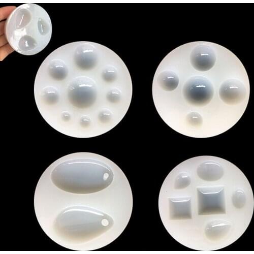 Hole Pendant Epoxy Mold DIY Handmade Drop round Decorative Pendant 16078