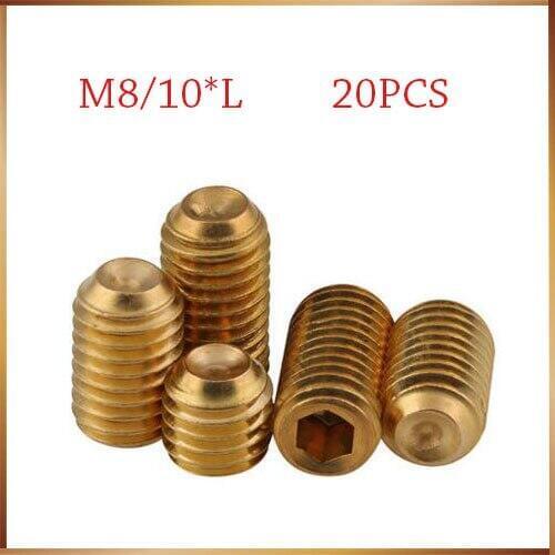 Brass set screws Concave hex socket Chimi screws M3 M4 M5 M6 M8 M10 screw headless Top wire machine screw
