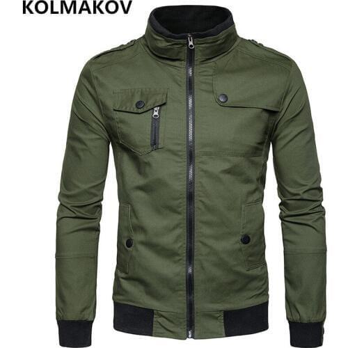 2019 Bomber Jacket Men Brand Casual Solid Color Coats Fashion Mens Jackets Slim Fit Windbreaker Coat Slim Fit Outwear Male