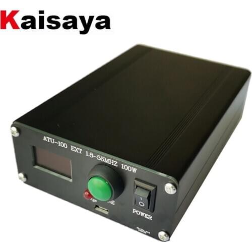 Assembled ATU-100 EXT 1.8-55MHz 100W Open Source Shortwave Automatic Antenna Tuner with Metal shell T0285