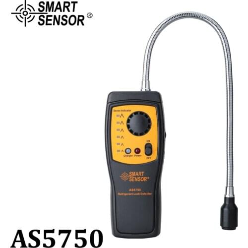 SMART SENSOR Halogen Gas Detector Refrigerant Gas Freon Leaking Detector Sound Alarm R134a Air Conditioning Meter Gas Analyzer