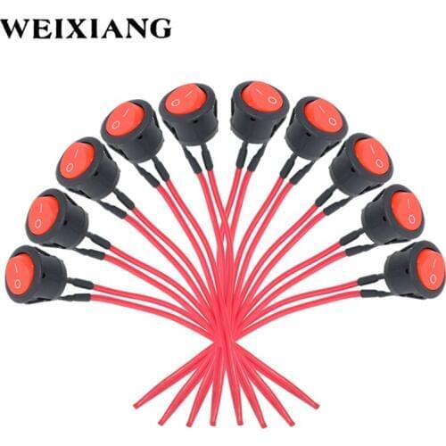 10 X Universal Motorcycle Switch Button ON OFF Handlebar Mount Electric Power For Headlight Fog Light With Wiring Harness