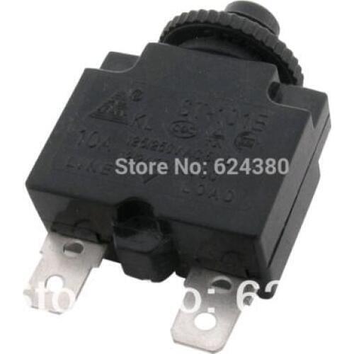 2 PCS HS-R01 5A 10A 15A 20A AC 125V / 250V Air Compressor Circuit Breaker Overload Protector Protection