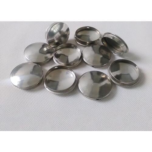 Pipe Accessory tube plug cap cover Stainless steel 38MM external diameter pipe plug stoppers 30pcs