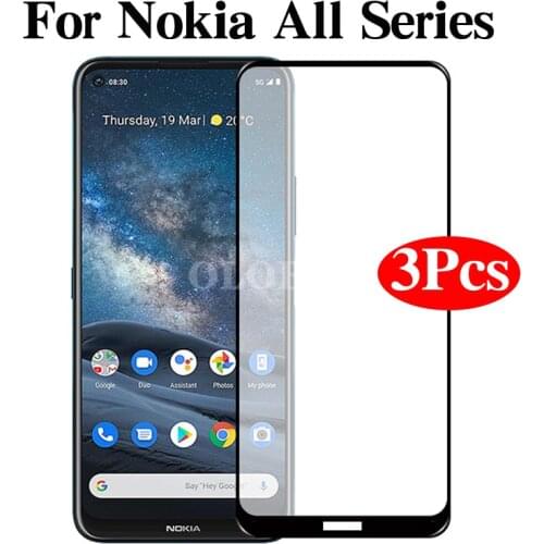 Tempered Glass For Nokia 8.3 5.4 8 7 7.2 6.1 6.2 5 5.1 5.4 Screen Protector For Nokia 7 plus 8.1 6.1 5.1 plus Protective film 9H