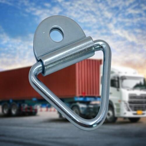 1PC Truck Body Suspension Pull Ring 15x10x1.5cm Tie Down Ring+cleat 1433lbs Lashing Anchor For Truck Trailer Van Boats Horsebox