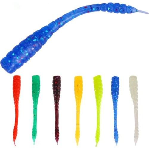 10PCS 0.4g/4.5cm Fishing Lures Soft Artificial Bait Predator Tackle Polaris Sinking Lure Pesca Cheap Fishing Tackle