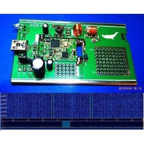 100KHz-1.7GHz full band UV HF RTL-SDR USB Tuner Receiver DIY KITS U/V antenna