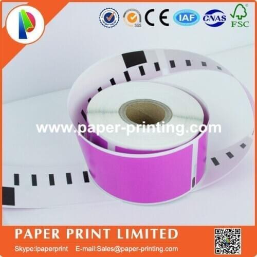 100 Rolls Dymo 99012 Pink Label 36mm x 89mm, 260 Label/Roll Compatible for LabelWriter 450Turbo Printer