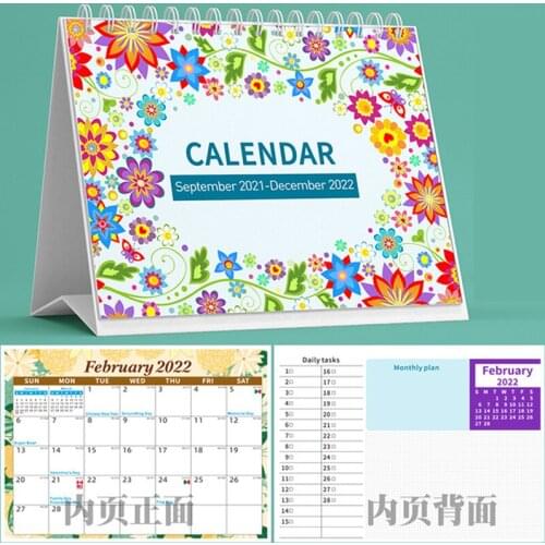 2022 Desktop Calendar Diary Book Schedule Table Planner Yearly Agenda Organizer