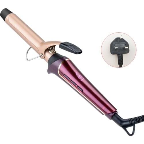 25mm Cone Barrel Electric Hair Curler Fast Heating LCD Display Styling Tools 667D