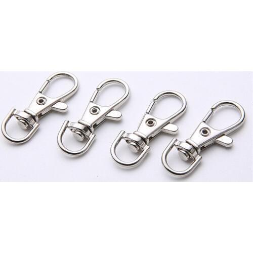 3Pc/lot Retro Gold Color Lobster Clasp Keychain Woman Bag Charms Trinket Buckle Key Chain For DIY Jewelry Making Accessories