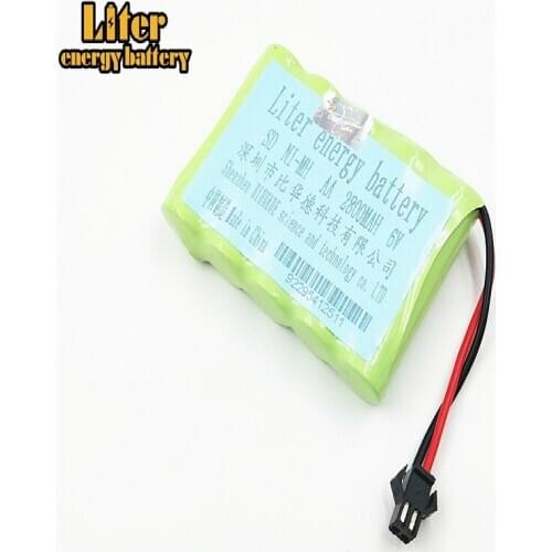6v 2800mah AA NI-MH M Battery High capacity electric toy battery Remote car ship robot rechargeable