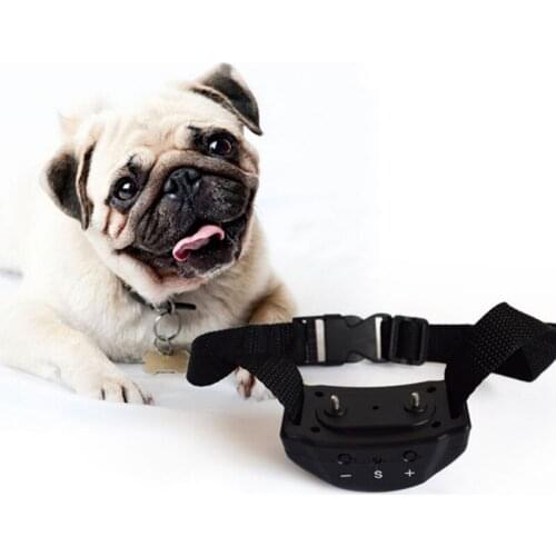 Anti Bark No Barking Remote Electric Shock Vibration Remote Pet Dog Training Collar Vibration and Sound Sensor