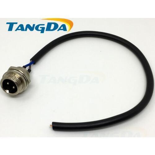 Aviation plug socket M12 GX12 2 / 3 / 4 / 5 / 6 / 7 cores 2p 3p 4p 5p 6p 7p 2 pin wire cable connector 12mm length:20cm AWG29 A