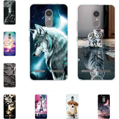 For Lenovo K6 K6 Power K33a42 5.0 inch Case Printing Pattern Back Cover TPU Soft Silicone Coque Capa Funda for Lenovo K33A42