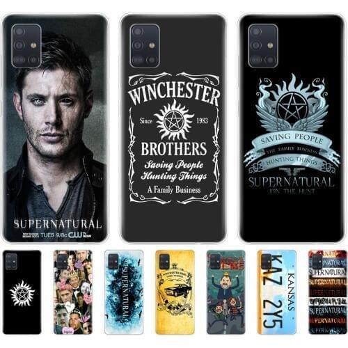 Silicon phone cover case for samsung galaxy A31 A51 A71 A01 A81 A91 A30S A20S A50S M30S M40S Coque Supernatural Jared Padalecki