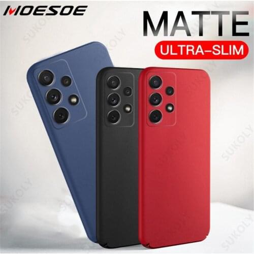 Phone Case For Samsung Galaxy A52 A72 A32 5G Ultra Thin Hard PC Plastic Matte Anti-skid Back Cover