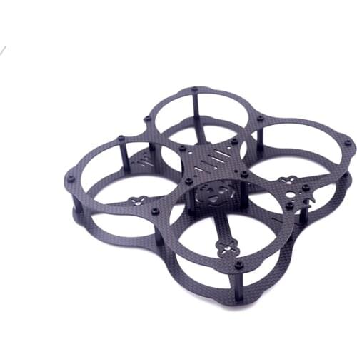DIY FPV QAV-HK UFO 130 pure carbon fiber frame mini racing quadcopter drone for 3045 3030 3 / 4 blade propeller