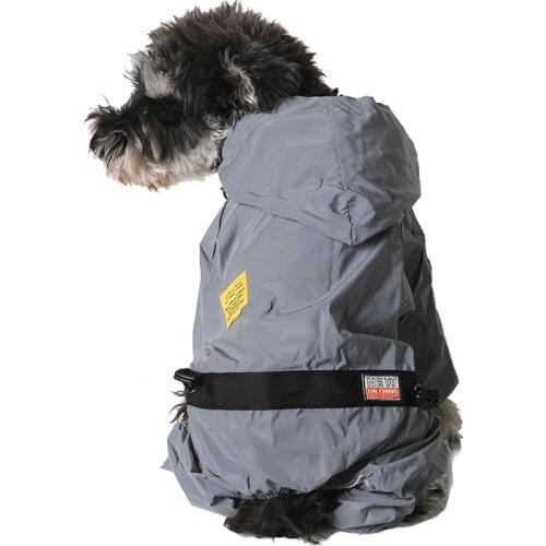 Pet Dogs Waterproof Raincoat Puppy Dog Hoodies Raining Coat Clothes French Bulldog Pug Chihuahua Windbreaker Jackets