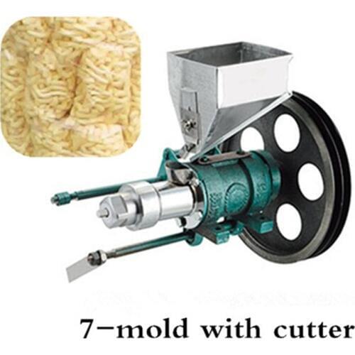 Maize puffed food extruder corn rice puffing extrusion with 7 molds to make puff snacks machine