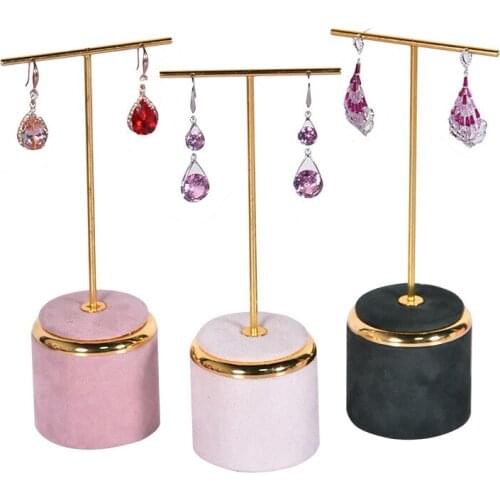 Electroplated metal ring ring holder jewelry stand jewelry display props jewelry display window decoration