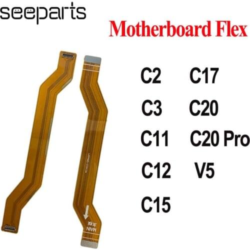 Motherboard Connection Flex Cable For Realme C2 C3 C11 C12 C15 C17 C20 Pro MainBoard Flex For Realme V5 MainBoard Flex Cable