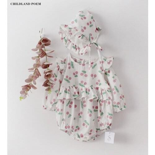 Baby Girl Clothes Floral Baby Romper Girl Jumpsuits Newborn Baby Clothes Long Sleeve Infant Baby Jumpsuit For Girl Baby Sunsuit