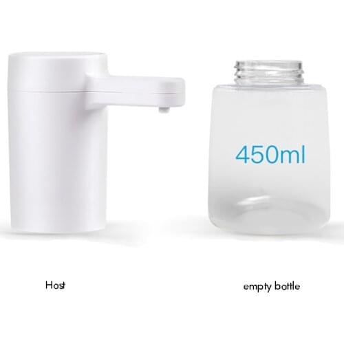 Rechargeable Electric Automatic Foaming Soap Dispenser with Colorful Light, Adjustable Soap Dispensing Volume Controlfor Kitchen