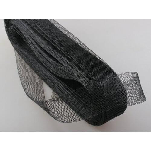Flat Stiff Plain Hard Hair Horse fine Braid For Making Dress And Hat Black White For Choose 100yard/lot