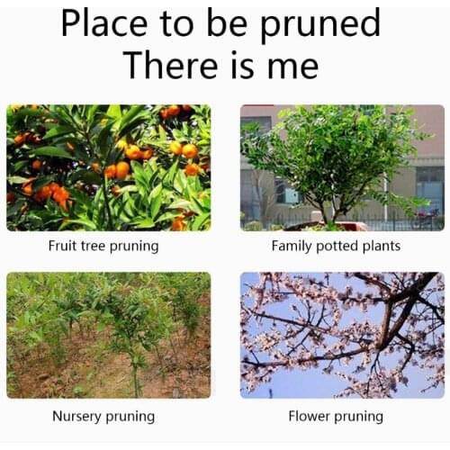 M68E Professional Reduce Plant Damage Waterproof and Rust proof Sharp Blade Pruning Shears Lightweight Easy to Operate