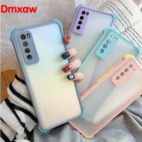 Shockproof Matte Case For Vivo Y20 V20 Y12S V17 S1 V15 Pro V19 Y50 Y30 Y19 Y17 Y15 Y12 Y11 Transparent Cover Anti fall Skin Feel