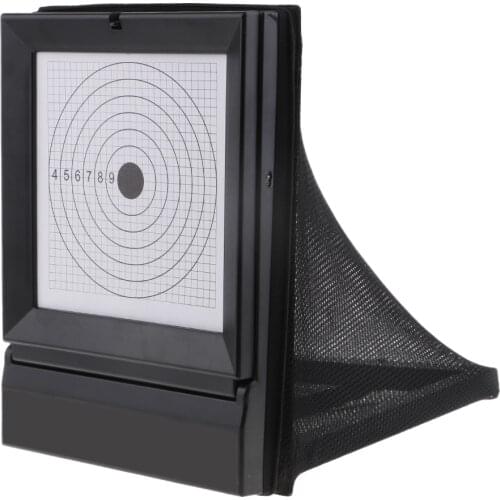Shooting Self Resetting Target With Pellet Trap + 10pc Target Card