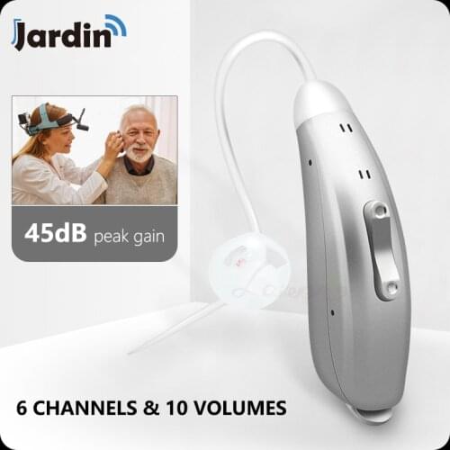 BE202 Hearing Aids Sound Amplifier Rechargeable Digital Invisible Deaf-Aid BTE Aid for Aged Health Care audifonos Hearing Aid