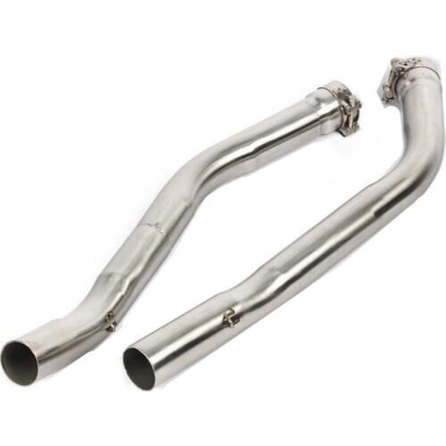 Motorcycle Exhaust Connect Pipe Middle Midpieces Pipe For Kawasaki Ninja ZX-14R 2006-2016