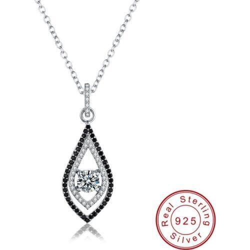 SODROV Romantic Arrive 925 Sterling Silver Fine Jewelry Trendy Engagement necklaces & pendants for Women P088