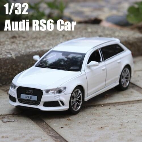 1:32 Audi RS6 Alloy Car Model Die Cast Toy With Pull Back Sound Childrens Toy Collectibles Free Shipping Original Box
