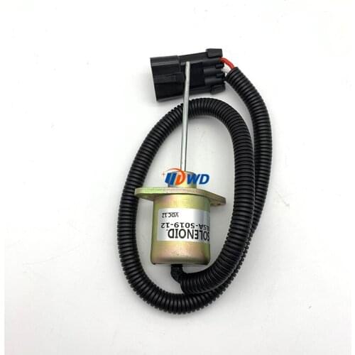 25-38109-05Z SA-5019-12 1503ES-12A5SUC9SCC28 12V Stop Solenoid for Kubota V2203-DI Carrier Vector 1800 1800MT