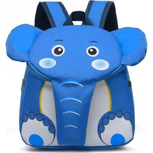 3D Elephant Waterproof Children Backpacks Baby Bag For Boys Girls Kids Small Bag Girl Cute Animal Prints Travel Bags Toys Gifts
