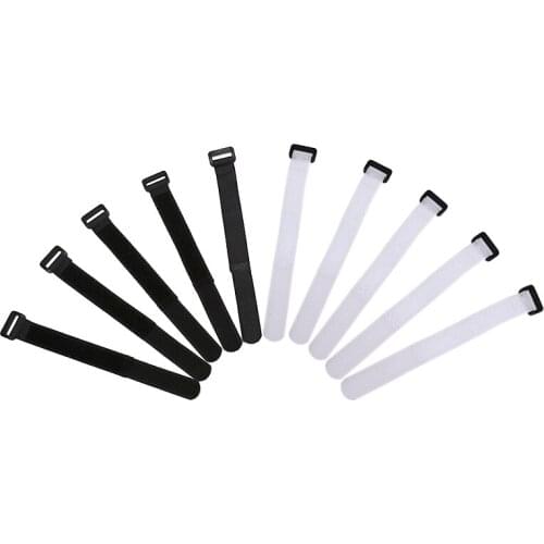 5pcs Reusable Straps Wrap Wire Organizer Cable Holder Tie Rope Fastener