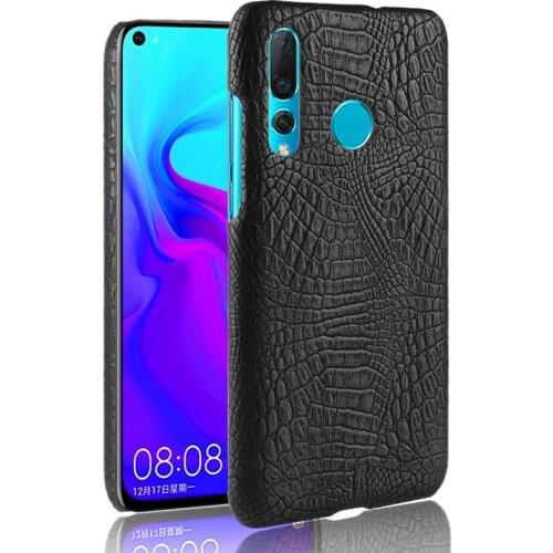 Huawei Nova 4 Case Crocodile Grain High Quality PC Back Cover Hard Case for Huawei Nova 4 Nova4 Phone Shell Cover Protector
