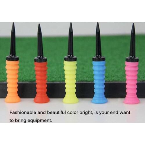 Golf Ball Holder Training Accessory Random Color Supplies Professional Soft Exercises Multicolored golf tees Elastic Ball Holder