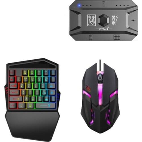 Plug and Paly Gamepad PUBG Mobile Controller Gaming Keyboard Mouse Converter Bluetooth 5.0 for Android /IOS