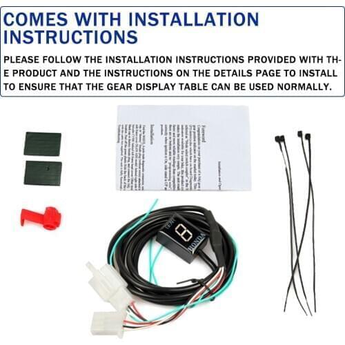 Gear Display Indicator For HONDA CB900F CBR250R CBR900RR CBR919RR CBR954RR Goldwing GL1800 Motorcycle Ecu Direct Mount 1-6 Speed