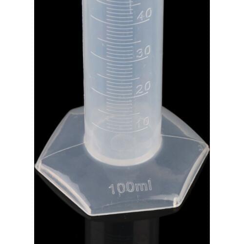 Measuring Cylinder Laboratory Test Graduated Liquid Trial Tube Jar Tool New