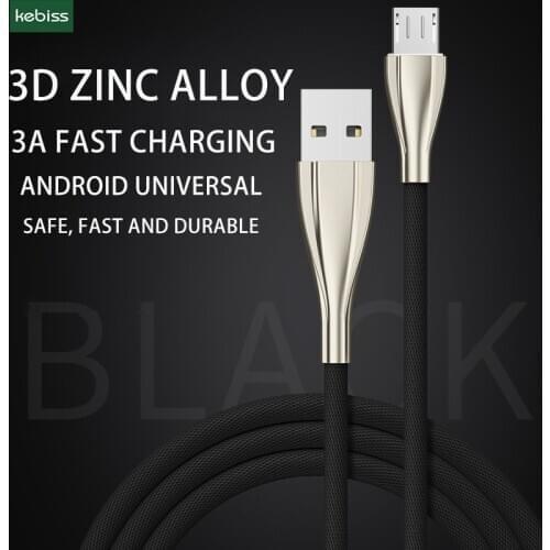 Kebiss Fast Charging Data Cable Android USB Data Cable Mobile Phone Fast Charging Cable USB Cable for Samsung Xiaomi Huawei