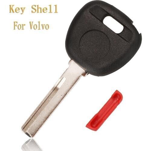 Kutery Replacement Key Shell Cover For Volvo S40 V40 S60 S80 XC70 No Transponder Chips Original Case With Red Plug
