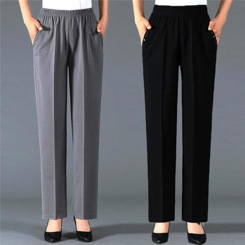 LBP-BAIPING Women's Straight Trousers