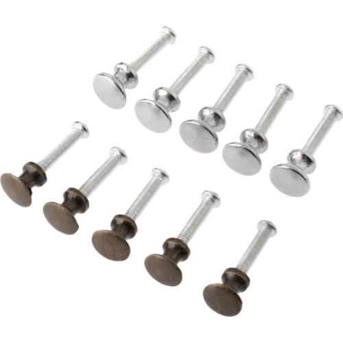 DRELD 5Pcs 12mm Antique Furniture Handle Mini Jewelry Box Knobs and Pulls Drawer Cupboard Cabinet Pull Handles Furniture Fitting