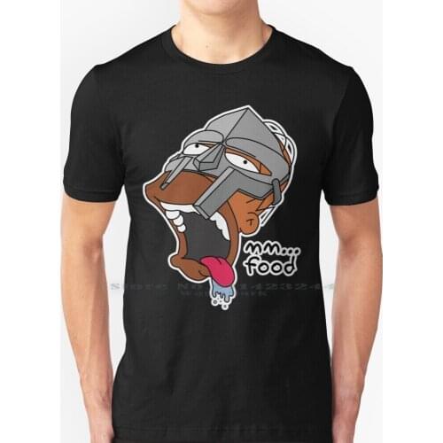 Mf Doom-Mm Homer T Shirt 100% Pure Cotton Mf Doom Mm Food Viktor Vaughn Metal Face Metal Fingers Homer The